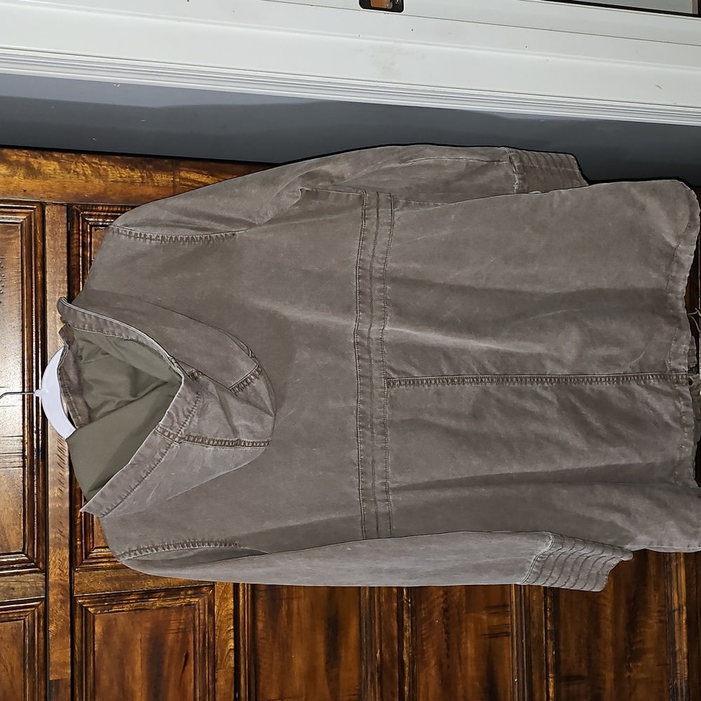 Womens Long Length Spring/fall Jacket. Sz Medium! Brown/Green! - Picture 8 of 10